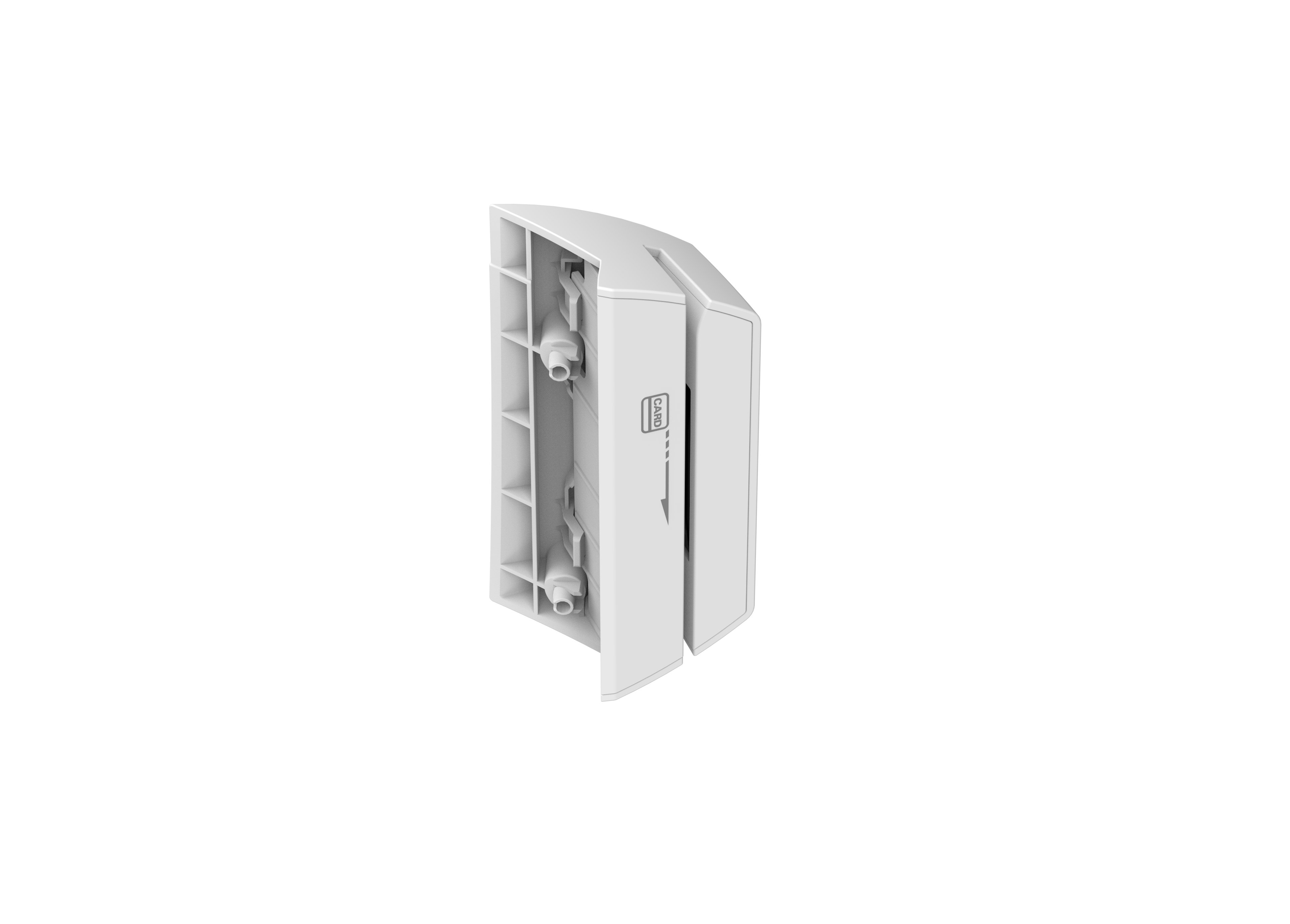 POSBANK Magnetic Card Reader for APEXA, Black and White