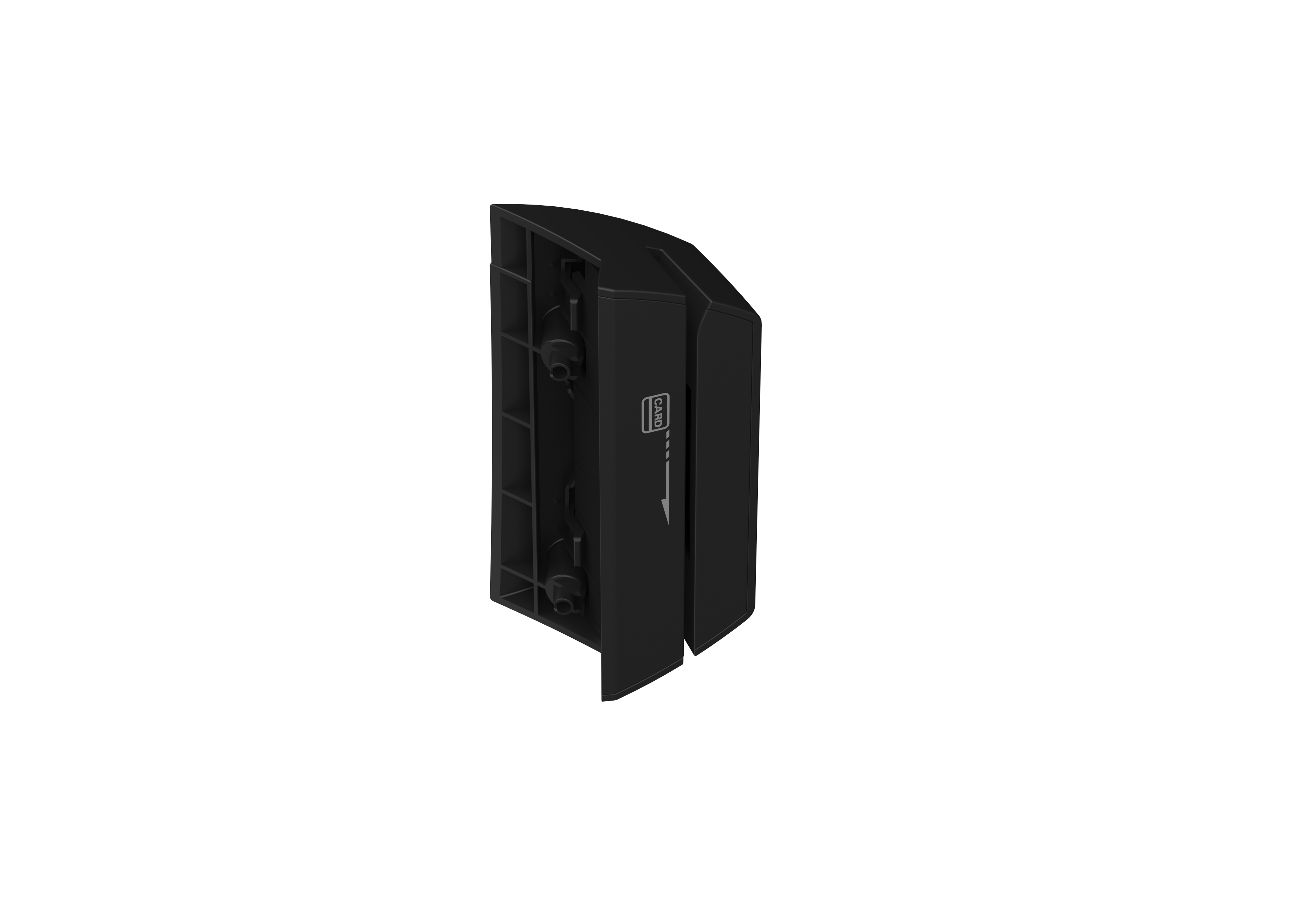 POSBANK Magnetic Card Reader for APEXA, Black and White