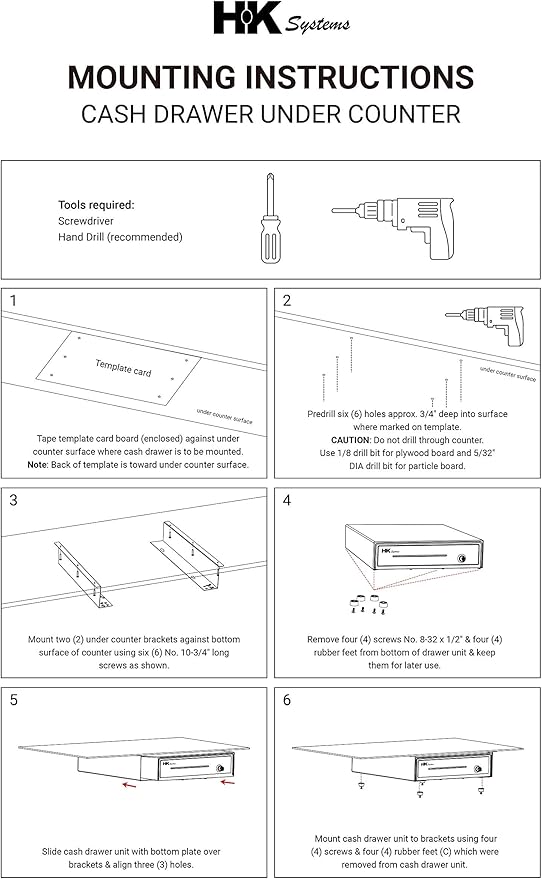 Cash Drawer Accessories