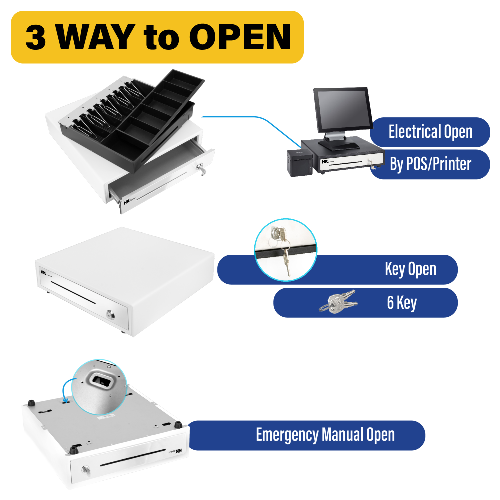 Cash Drawer for POS