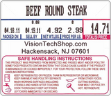 LST8030 Printing Scale Label, 58 x 50 mm, Non-UPC/Safe Handling 12 Rolls of 600 Labels