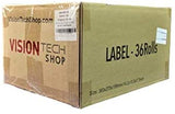CAS8040-36 Printing Scale Label, 58 x 60 mm, UPC/Safe Handling, 36 Rolls of 500 Labels
