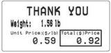 LST8060 Direct Thermal Printer Labels, 55 x 25 mm(2.165