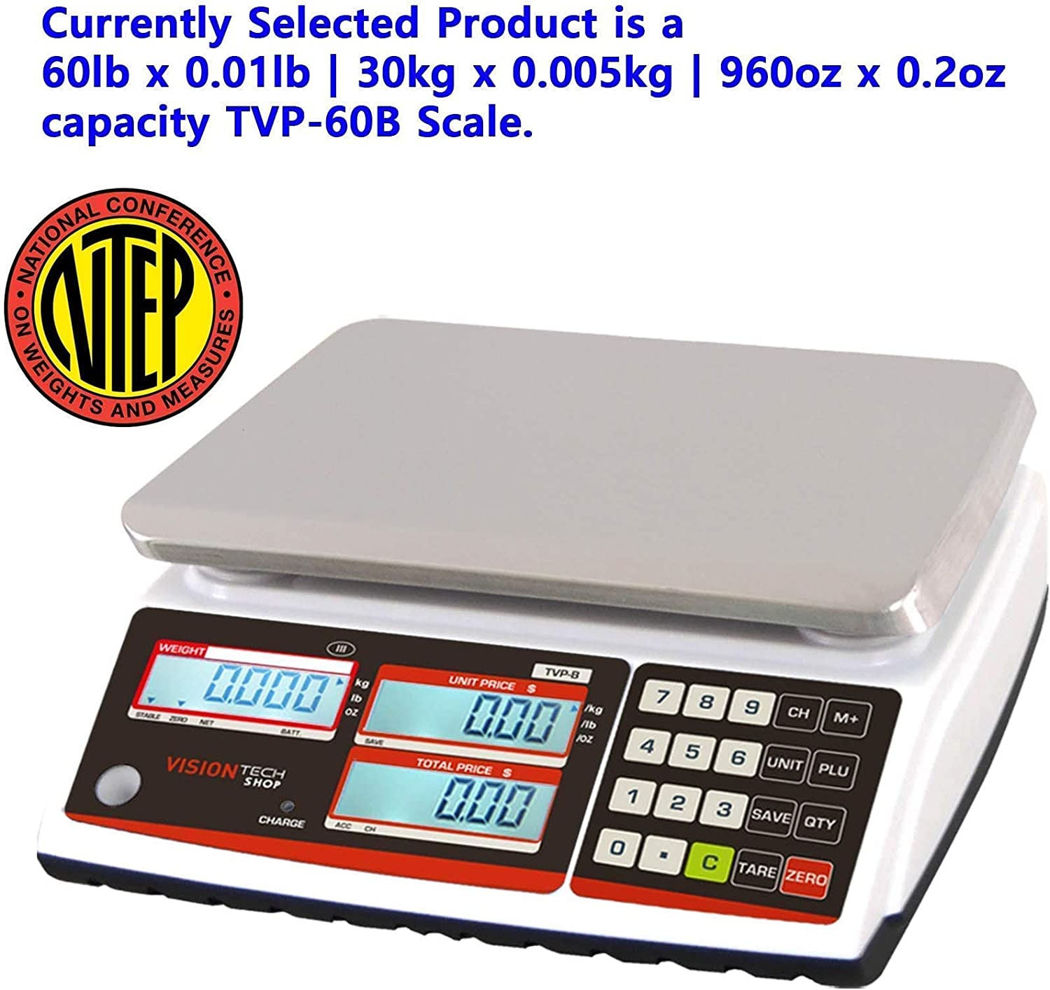 TVP Price Computing Scale, Bench Type