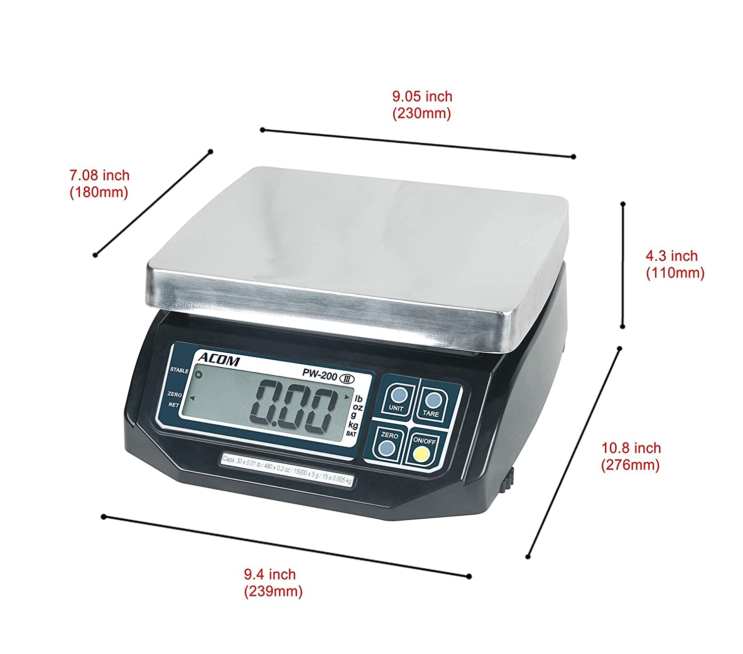 APW-200RS POS Interface Dual Display with Clover Cable