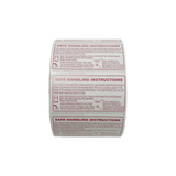 LST800S Food Safe Handling Instructions Label, 58 x 30mm, Meat, Chicken Packaging Instructions, 1 Roll of 1000 Labels