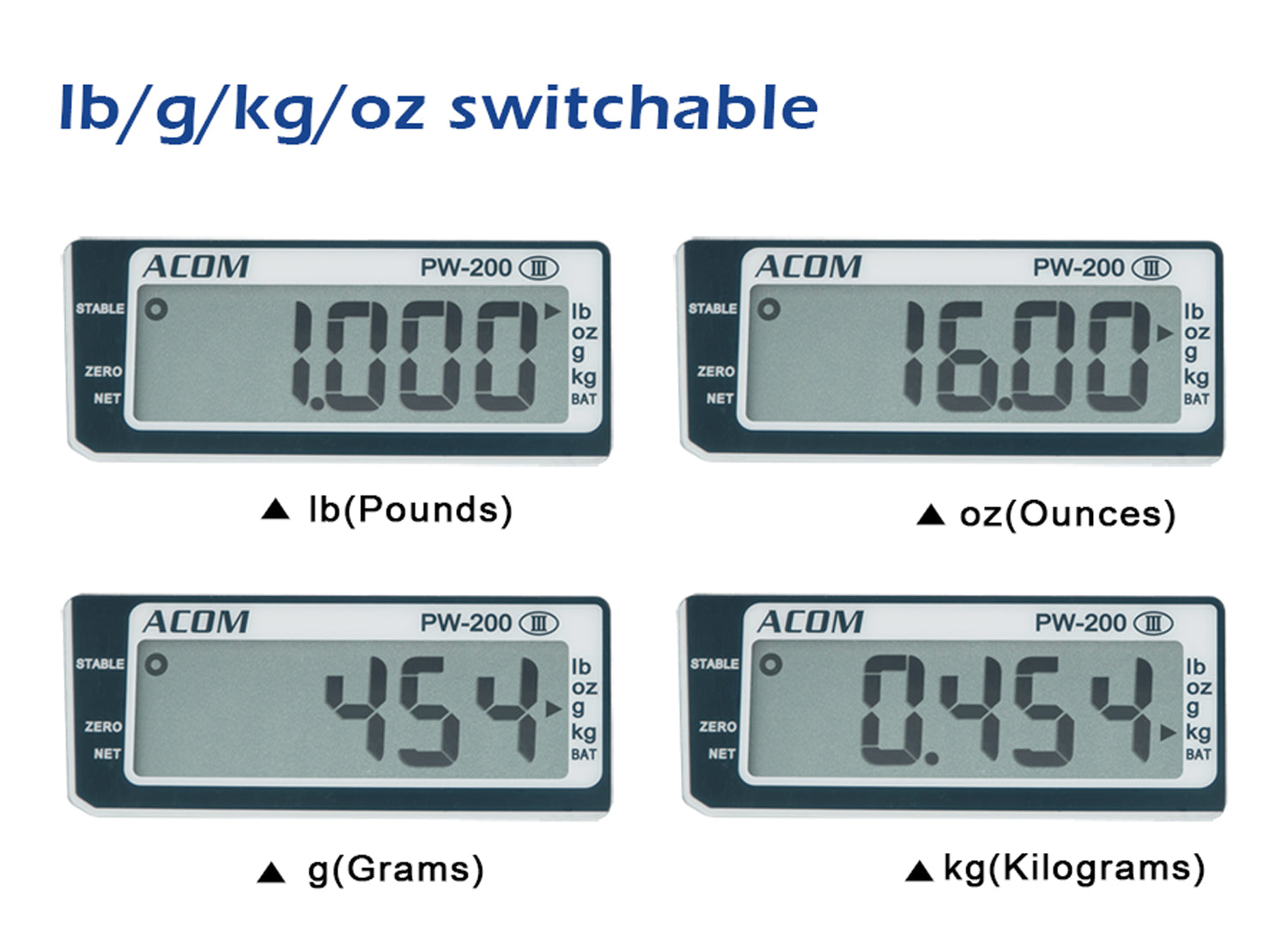 PW-200 Single Display