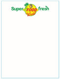 Food World Logo Printing Scale Label, 3