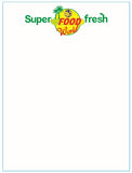 Food World Logo Printing Scale Label, 3