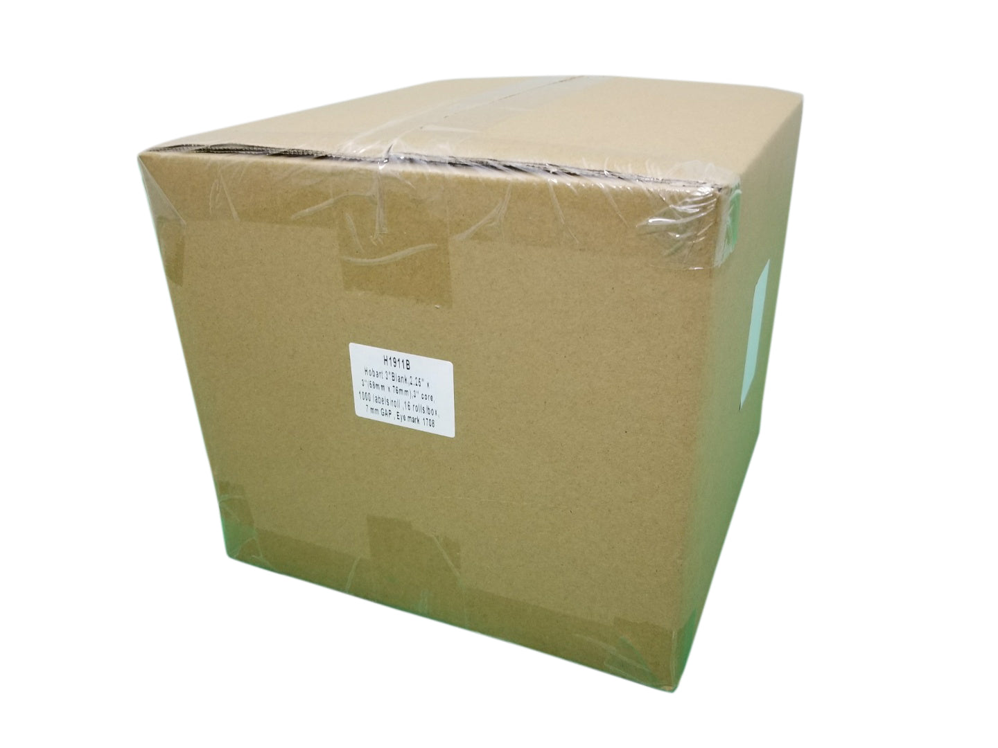 HOBART 3" Blank, 2.25" x 3"(58mm x 76mm), 7mm GAP, Eye mark, 3" core, 1,000 Per Roll, 16 Rolls/Box