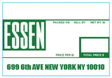 ESSEN LSE8016 Printing Scale Label, 58 x 40 mm, UPC, 12 Rolls of 700 Labels