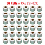 CAS8030-36 Printing Scale Label, 58 x 50 mm, Non-UPC/Safe Handling, 36 Rolls of 600 Labels