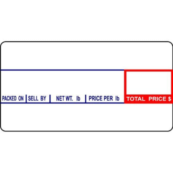 CAS8000-36 Printing Scale Label, 58 x 30 mm, Non-UPC, 1,000 Per Roll, 36 Rolls/Box