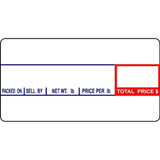 CAS8000-36 Printing Scale Label, 58 x 30 mm, Non-UPC, 1,000 Per Roll, 36 Rolls/Box
