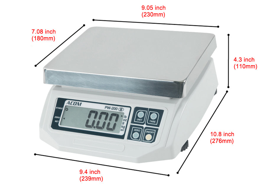 PW-200K Dual Display with RS-232C interface(Stream Mode)