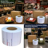 LST8020 Printing Scale Label, 58 x 60 mm, UPC/Ingredients, 12 Rolls of 500 Labels