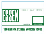 ESSEN LSE801V Printing Scale Label, 58 x 40 mm, UPC, 12 Rolls of 700 Labels