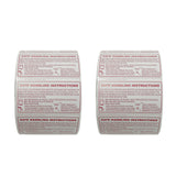 LST800S Food Safe Handling Instructions Label, 58 x 30mm, Meat, Chicken Packaging Instructions, 2 Rolls of 1000 Labels
