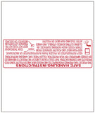 BGP002 Printing Scale Label, 58 x 75 mm, SAFE HANDLING(Upside down), 12 Rolls of 350 Labels