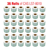 CAS8010-36 Printing Scale Label, 58 x 40 mm, UPC "36 ROLLS" Per Case
